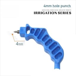 image-4mm Blue PE Pipe Puncher Pointed Head Drip Irrigator Drip Head Upside Down Floor Outlet Nozzle Tapper