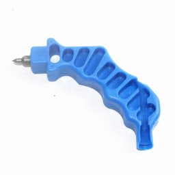 image-4mm Blue PE Pipe Puncher Pointed Head Drip Irrigator Drip Head Upside Down Floor Outlet Nozzle Tapper