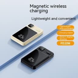 image-Magnetic Power Bank 20000 MA Large Capacity Fast Charging Mobile Power Gift