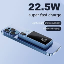 image-Magnetic Power Bank 20000 MA Large Capacity Fast Charging Mobile Power Gift