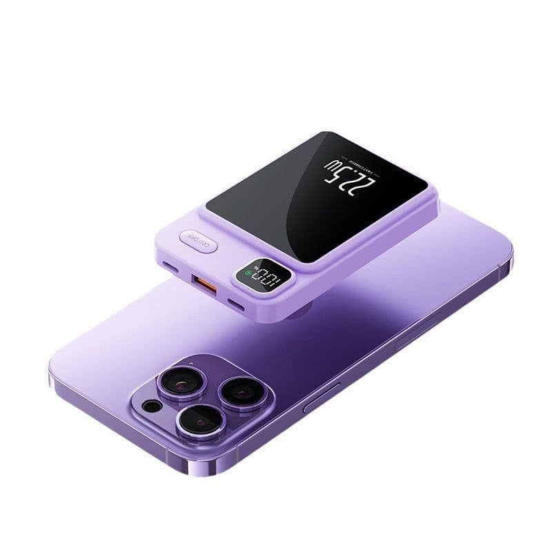 image-Magnetic Power Bank 20000 MA Large Capacity Fast Charging Mobile Power Gift