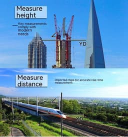 image-Outdoor Ranging Telescope Laser Golf Ranging Telescope 650 M To 2000 M High Precision Electricity