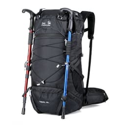 image-Outdoor Mountaineering Bag 50L Large Capacity Nylon Travel Camping Hiking Mountaineering Backpack
