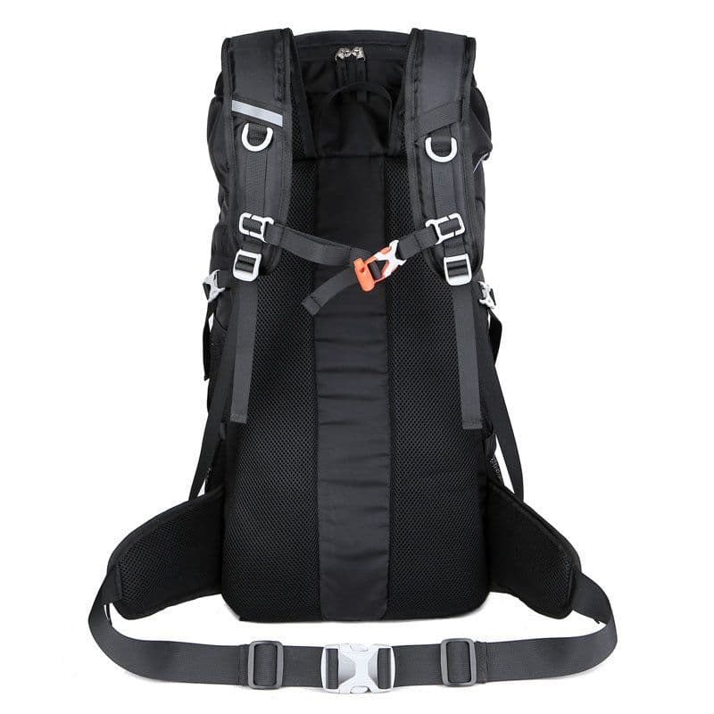 image-Outdoor Mountaineering Bag 50L Large Capacity Nylon Travel Camping Hiking Mountaineering Backpack