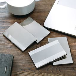 image-304 Stainless Steel Laser Sculpture Business Card Case