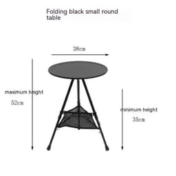 image-Outdoor Camping Folding Aluminum Alloy Tripod Table