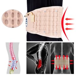 image-Elderly Waist Support Belt Inflatable Decompression Spine Waist Health Care Shaping Fitness Waist Protection Belt