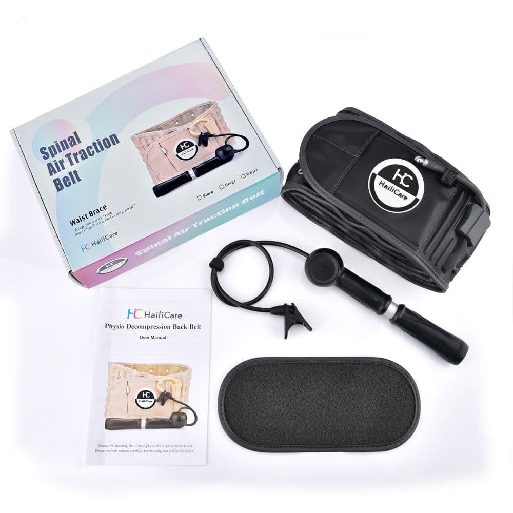 image-Elderly Waist Support Belt Inflatable Decompression Spine Waist Health Care Shaping Fitness Waist Protection Belt