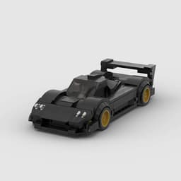 image-Racing Car Sports Car Car Model Small Particle Educational Building Blocks Toy
