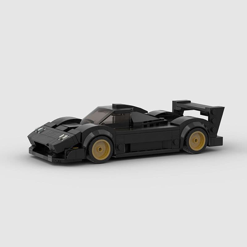 image-Racing Car Sports Car Car Model Small Particle Educational Building Blocks Toy