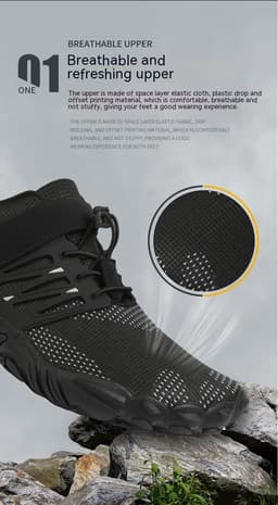 image-Outdoor Climbing Boots Non-slip Hiking Casual Sports Breathable Lightweight