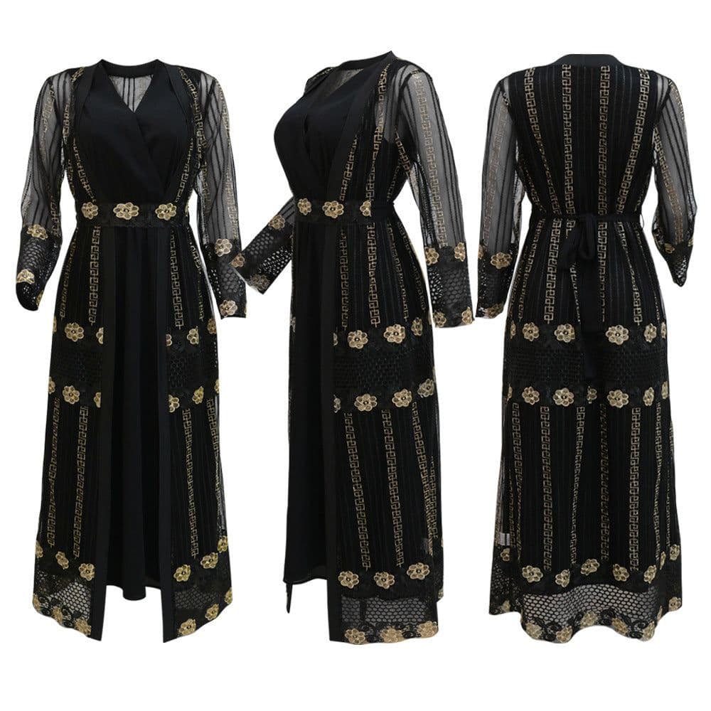 image-Vest Dress Kraft Tan Dress Suit