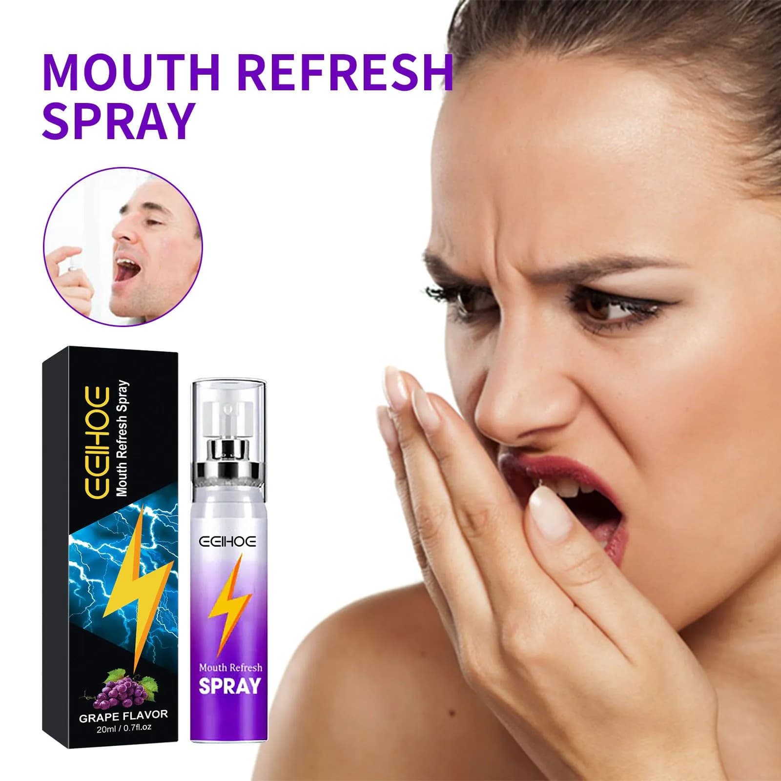 image-Pure Flavor Oral Spray Fragrance Portable