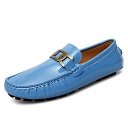 image-Spring Men's Patent Leather Glossy Gommino Women