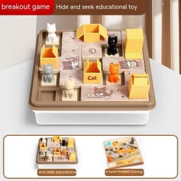 image-Children's Hidden Cat Clearance Board Game Toys