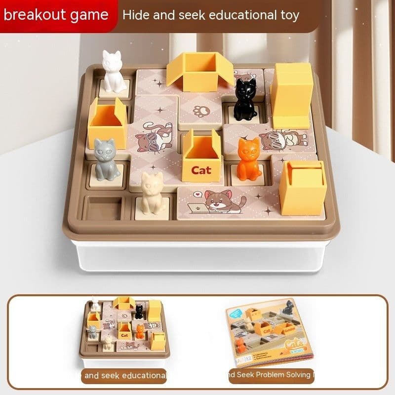 image-Children's Hidden Cat Clearance Board Game Toys