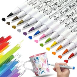 image-Soft Head Gouache Pen Hand Account Painted Graffiti Greeting Card Marker Pen