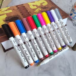 image-Soft Head Gouache Pen Hand Account Painted Graffiti Greeting Card Marker Pen
