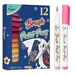 image-Soft Head Gouache Pen Hand Account Painted Graffiti Greeting Card Marker Pen