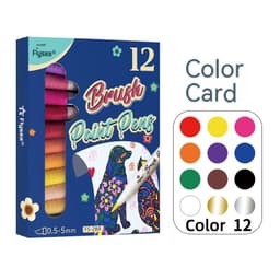 image-Soft Head Gouache Pen Hand Account Painted Graffiti Greeting Card Marker Pen
