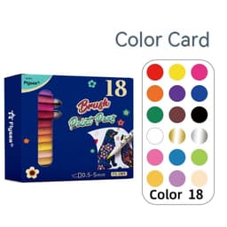 image-Soft Head Gouache Pen Hand Account Painted Graffiti Greeting Card Marker Pen