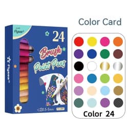 image-Soft Head Gouache Pen Hand Account Painted Graffiti Greeting Card Marker Pen