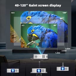 image-Projector Home Office Mobile Phone Wireless HD Projector Portable Overhead Projector Home Theater