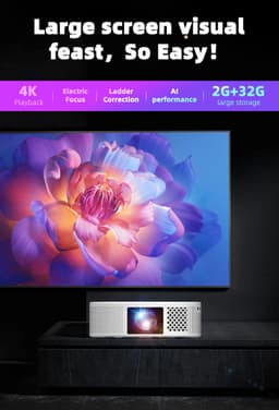 image-Projector Home Office Mobile Phone Wireless HD Projector Portable Overhead Projector Home Theater