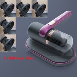 image-Electric UV Mite Remover Household Bed Mattress Sofa Pillows Mite Removal Instrument Waterproof Mini Vacuum Cleaner Lint Remover