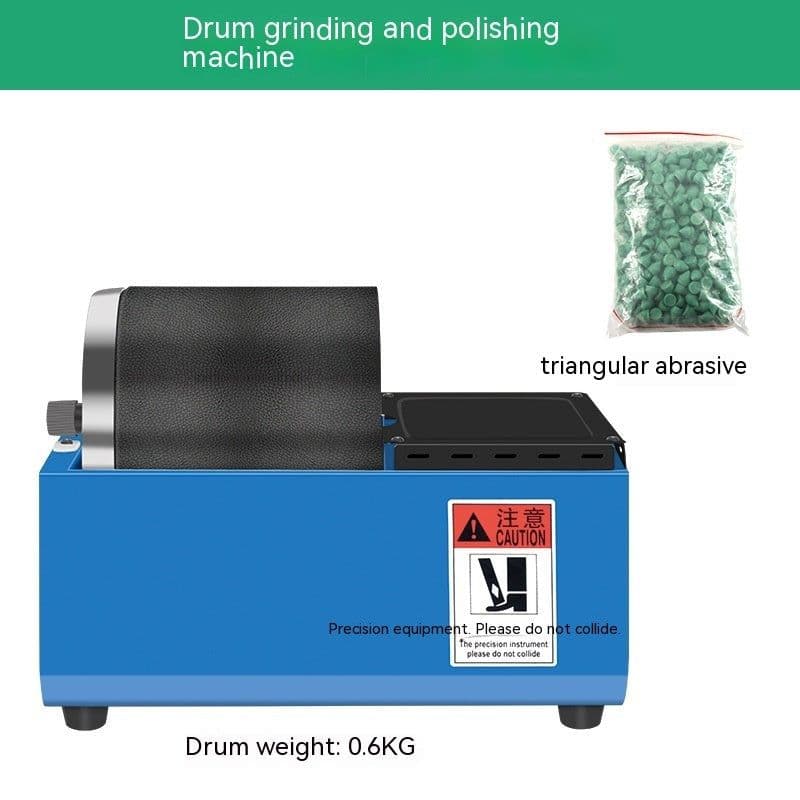 image-Silicone Roller Polishing Machine Jade Gold And Silver Jewelry Burnishing By Abrasion Deburring Equipment
