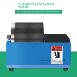 image-Silicone Roller Polishing Machine Jade Gold And Silver Jewelry Burnishing By Abrasion Deburring Equipment