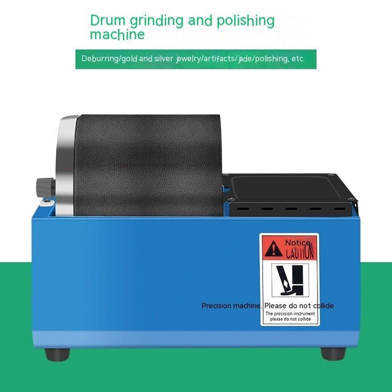 image-Silicone Roller Polishing Machine Jade Gold And Silver Jewelry Burnishing By Abrasion Deburring Equipment