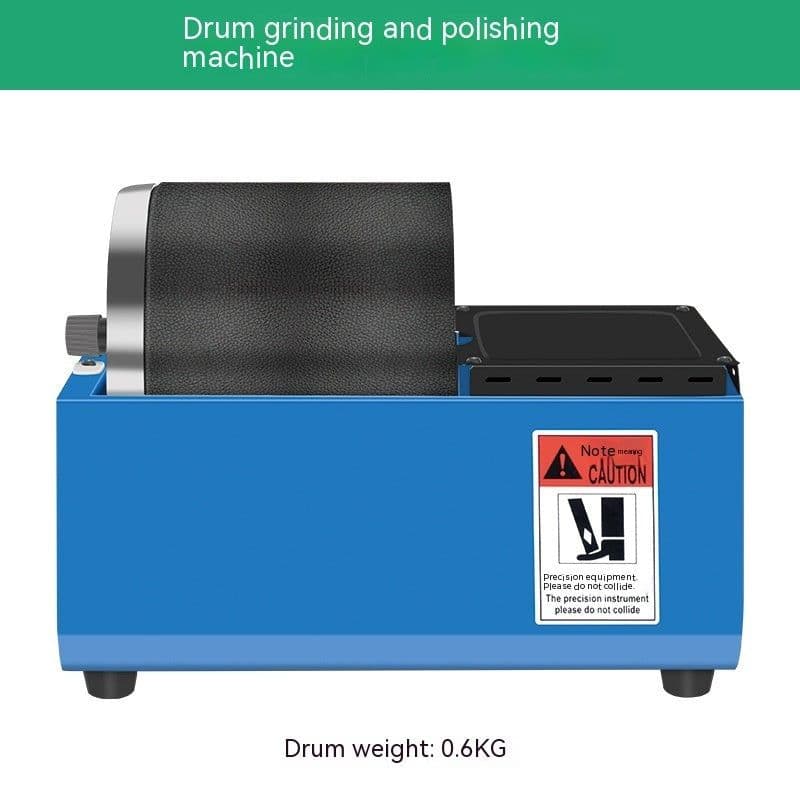 image-Silicone Roller Polishing Machine Jade Gold And Silver Jewelry Burnishing By Abrasion Deburring Equipment