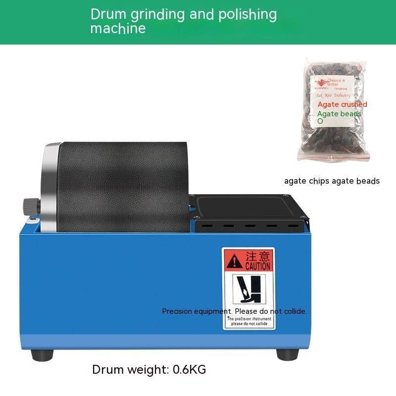 image-Silicone Roller Polishing Machine Jade Gold And Silver Jewelry Burnishing By Abrasion Deburring Equipment