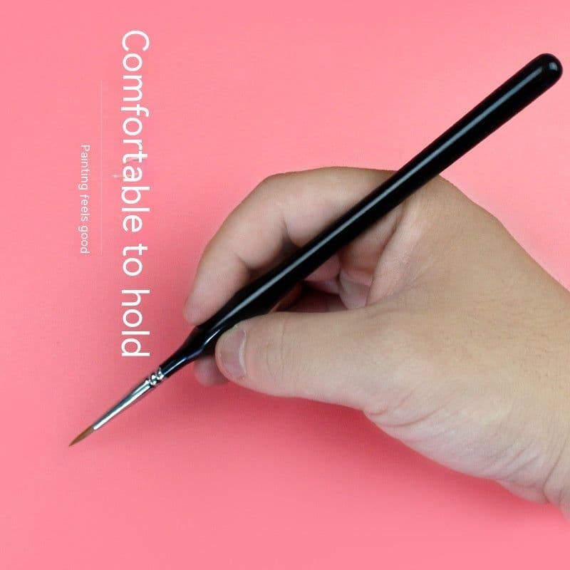 image-Watercolor Acrylic Digital Oil Painting Triangle Black Pole Hook Pen Set