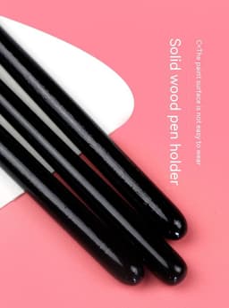 image-Watercolor Acrylic Digital Oil Painting Triangle Black Pole Hook Pen Set