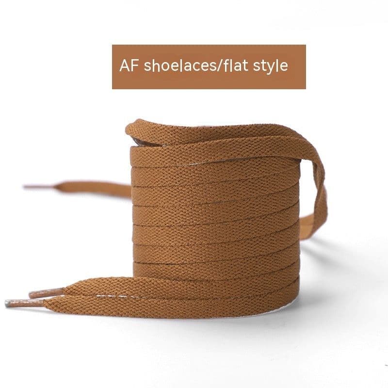 image-Wheat-colored Shoelace Flat Round Martin Boots Unisex Shoes Rope