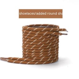 image-Wheat-colored Shoelace Flat Round Martin Boots Unisex Shoes Rope