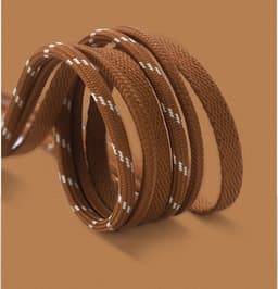image-Wheat-colored Shoelace Flat Round Martin Boots Unisex Shoes Rope