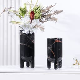 image-Marble Hydroponic Green Plant Soft Home Decoration Decorative Vase