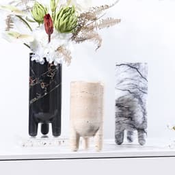 image-Marble Hydroponic Green Plant Soft Home Decoration Decorative Vase
