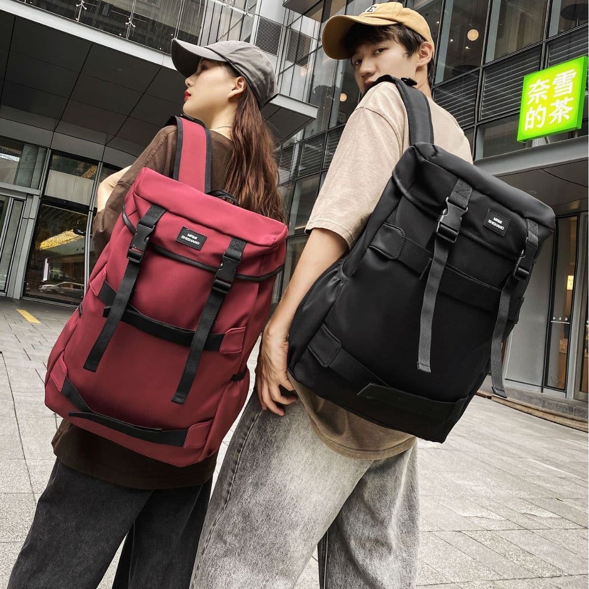 image-New Multi-functional Street Trendy Outdoor Backpack Fashion Casual Travel Backpack