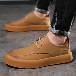 image-Business Soft Bottom Youth Vintage Martin Boots Korean Style