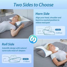 image-Neck Memory Home Sleep Pillow