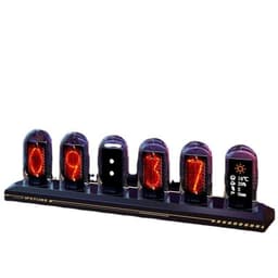 image-Magic Flavor Premium RGB Aluminum Alloy Simulation Nixie Tube Clock IPS Computer Desktop Decoration Destiny Stone Door Punk