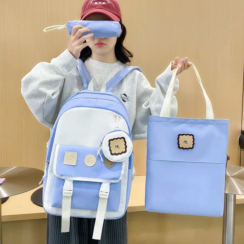 image-Girls' Large Capacity Student Schoolbag