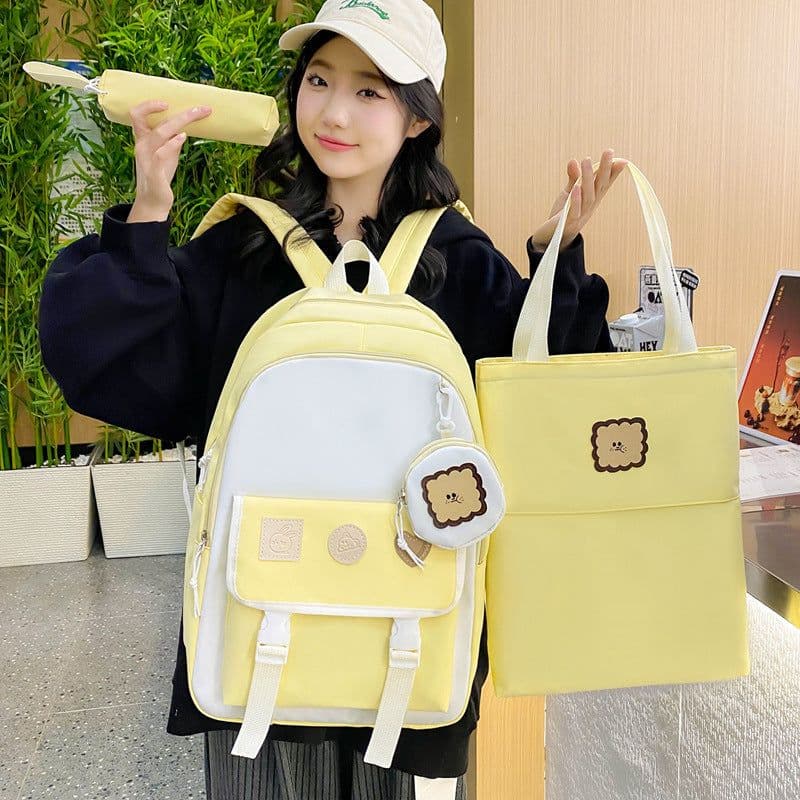 image-Girls' Large Capacity Student Schoolbag