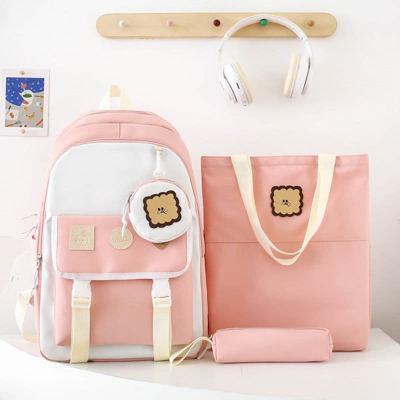 image-Girls' Large Capacity Student Schoolbag
