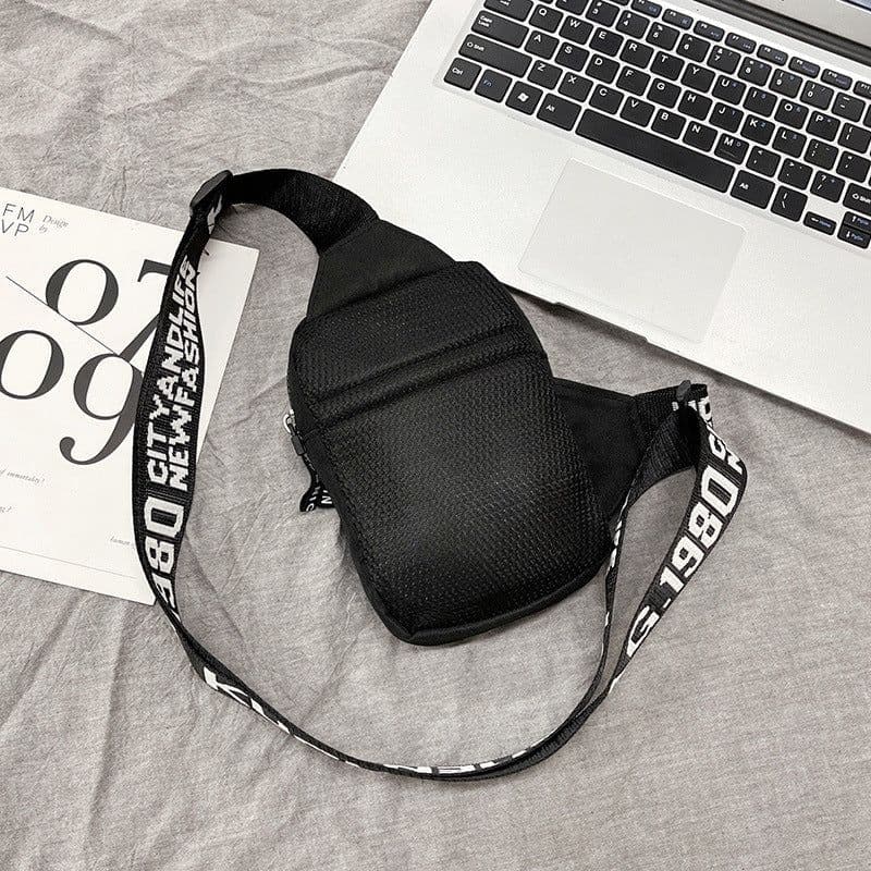 image-Women's Canvas Ins Fashion Sports Chest Bag