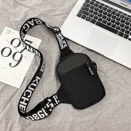 image-Women's Canvas Ins Fashion Sports Chest Bag